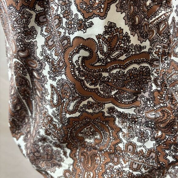 Ladies‎ Vintage Sleeveless Paisley Print Blouse Size Smal - Picture 11 of 14